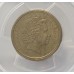 AUSTRALIA 2000 . ONE 1 DOLLAR COIN . ERROR . MULE . STRUCK ON TEN 10 CENTS